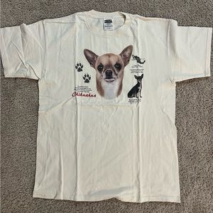 Vintage 1997 Wild Side LA, Ca Chihuahua Dog Shirt.